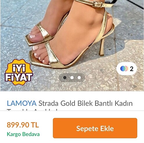 Gold ayakkabı
