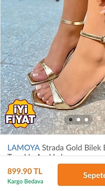 Zara Gold ayakkabı