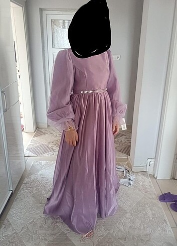 l Beden mor Renk Manuka Elbise