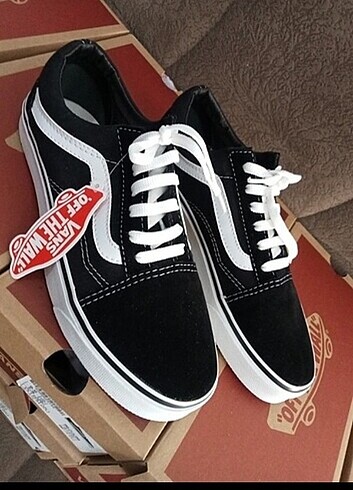 39 Beden siyah Renk Vans spor ayakkabı