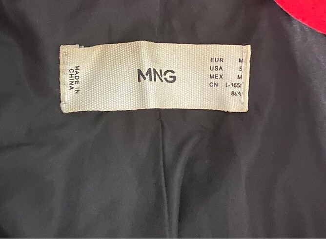 m Beden siyah Renk Mango Deri Bomber Ceket