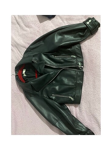 Mango Mango Deri Bomber Ceket