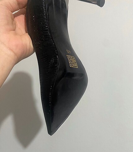 40 Beden siyah Renk Abiye Stiletto Zarif Model