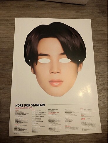 BTS Jimin Maske