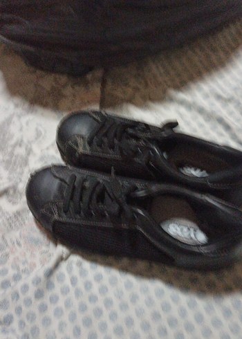 Erkek Siyah Dolgu Topuklu Spor Ayakkabı 43 numara - Görsel 3