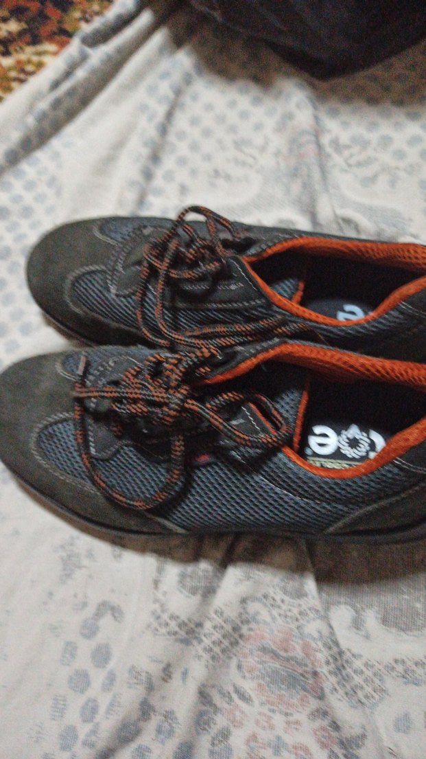 Gri Yılan Desenli Bağcıklı Erkek Outdoor Ayakkabı - Görsel 2