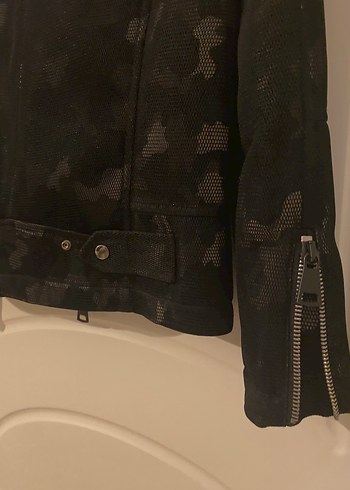 Diğer Erkek Kamuflaj Biker Ceket
