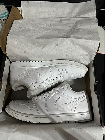 air jordan 1 low all white