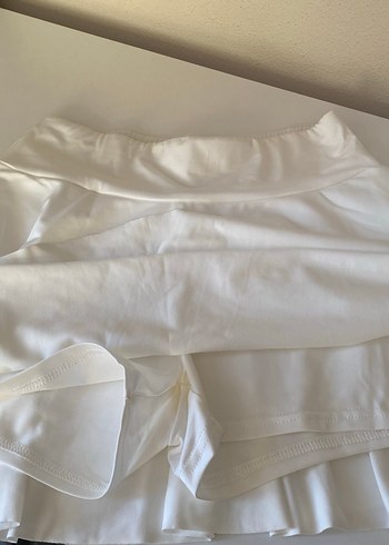 Beyaz kısa/mini etek - Görsel 3
