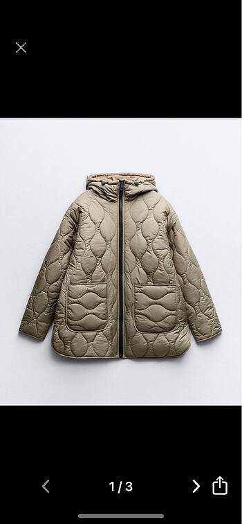 Zara kadın mont