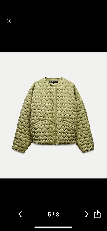 xs Beden haki Renk Orijinal etiketli zara