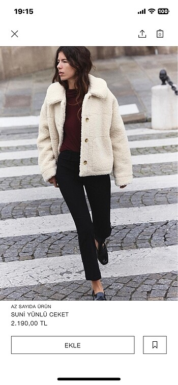 Zara ceket