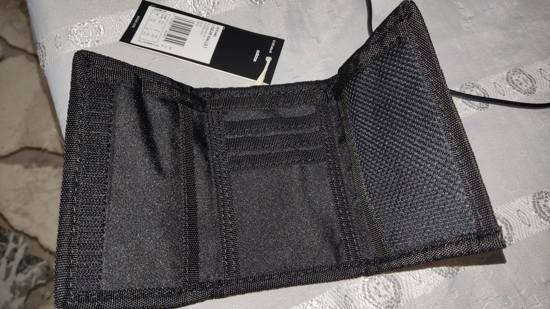 Siyah Adidas Baskılı Erkek Cüzdanı - Görsel 2