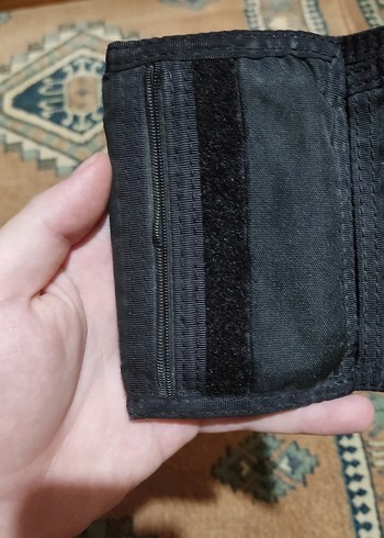 Nike Siyah Erkek Cüzdanı Velcro Kapaklı - Görsel 3