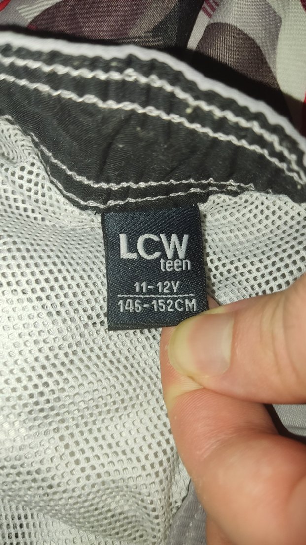 Gri Baskılı Erkek Midi Yüzme Şortu - Görsel 2