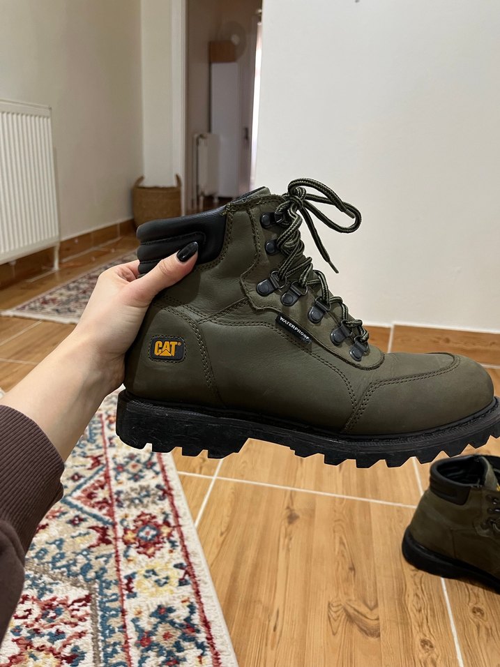 Erkek CAT Su Geçirmez Haki Bot - Görsel 2