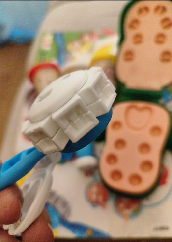 Renkli Dino Dişçi Oyun Hamuru Seti - Görsel 5