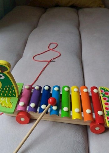 Fisher Price Renkli Ahşap Kuşlu Ksilefon Oyuncak