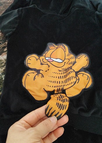 Zara Garfield Baskılı Siyah Erkek Çocuk Eşofman Takımı