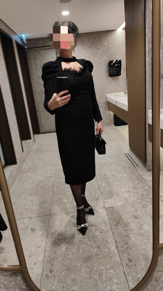 siyah gece elbisesi - Görsel 3