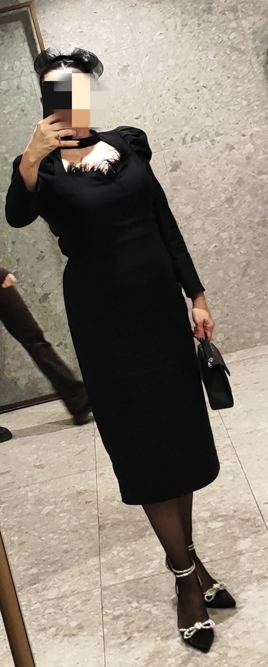 siyah gece elbisesi - Görsel 4