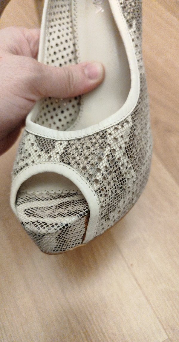 leopar desen platformyazlık abiye ayakkabı - Görsel 2