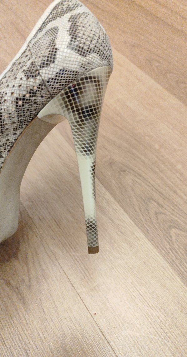 leopar desen platformyazlık abiye ayakkabı - Görsel 3