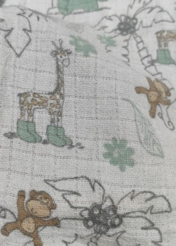 Kapişonlu plaj bornozu - Görsel 2