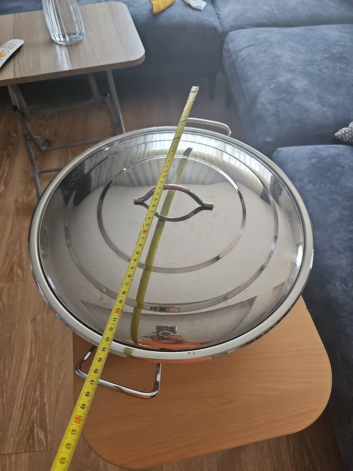 Gulsan 20lt 18/10 çelik tencere derinlik 20cm taban 6mm - Görsel 3