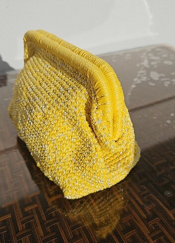 El örgüsü burslu yeni makreme ip çanta 20×18×13cm