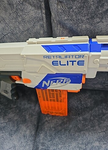 nerf Nerf Retaliator ELİTE orj tabanca 10 adet orj mermi ile çok temi