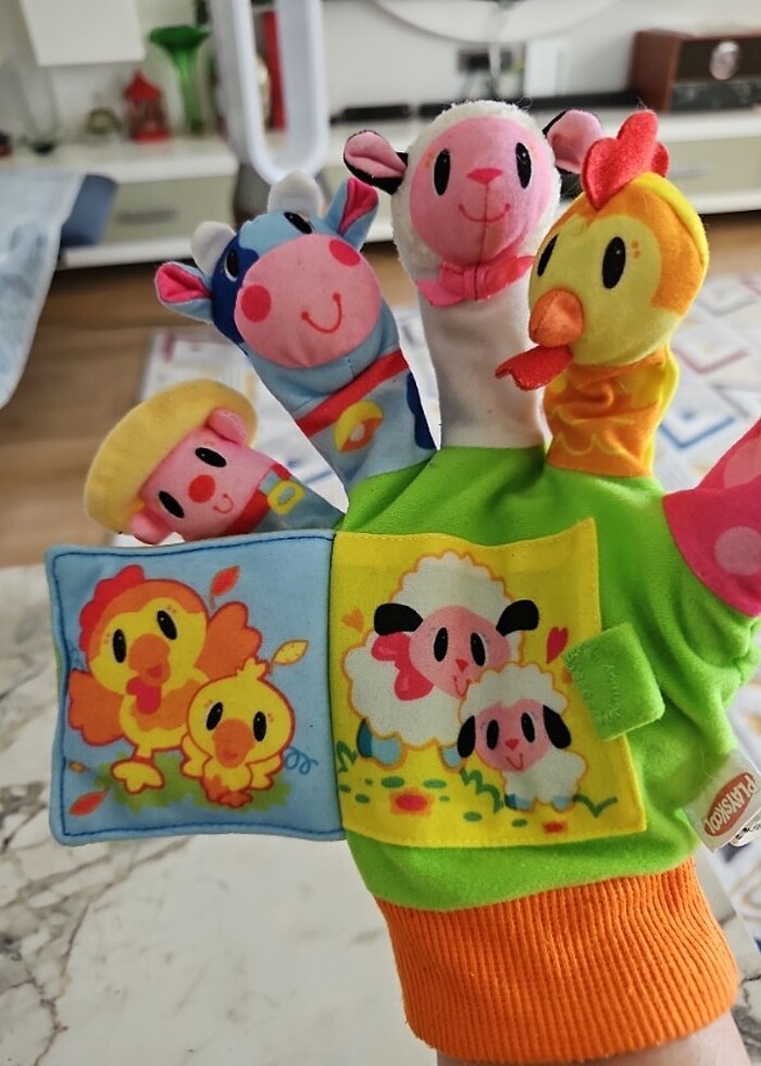 Playskool sesli pelus oyuncak - Görsel 3