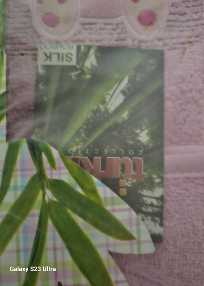 Yeni doğan havlu takım etiketli ürün 5 parça Pembe ve Krem rengi - Görsel 2