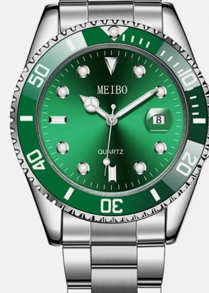 Meibo 40mm hafif bir saat hediye geldi hiç kullanılmadı bildiğim - Görsel 2