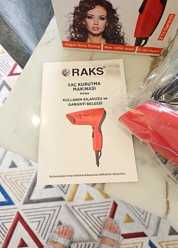 Raks mono saç kurutma makinesi hediye gelmişti hiç kullanmadım d - Görsel 2