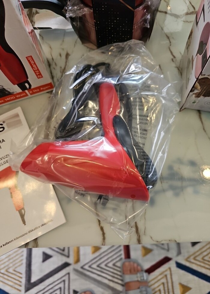 Raks mono saç kurutma makinesi hediye gelmişti hiç kullanmadım d - Görsel 3