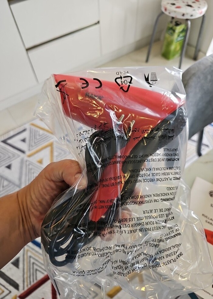 Raks mono saç kurutma makinesi hediye gelmişti hiç kullanmadım d - Görsel 5