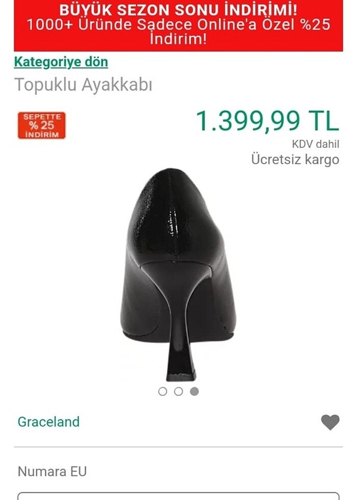 Topuklu ayakkabı - Görsel 4