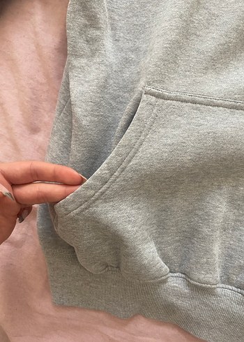 Hard Rock Cafe Berlin Gri Kapüşonlu Sweatshirt - Görsel 5