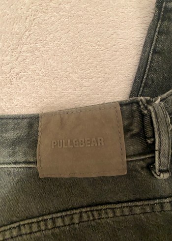 Gri Kadın Kot Pantolon, Kemerli, Regular Fit - Görsel 4