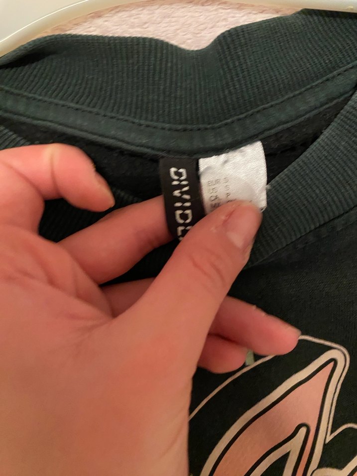 Siyah Baskılı Kadın Sweatshirt - Görsel 4