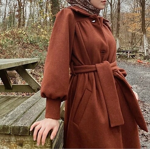 Vintage Kaşe Kaban