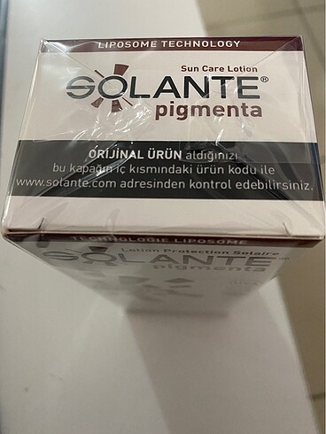 Diğer Solante pigmenta eczane ürünü 150 ml