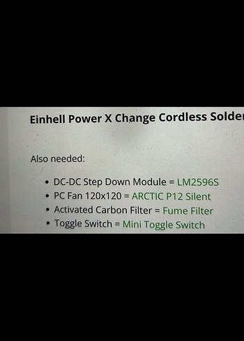 Einhell 18v batarya için fan kiti - Görsel 5