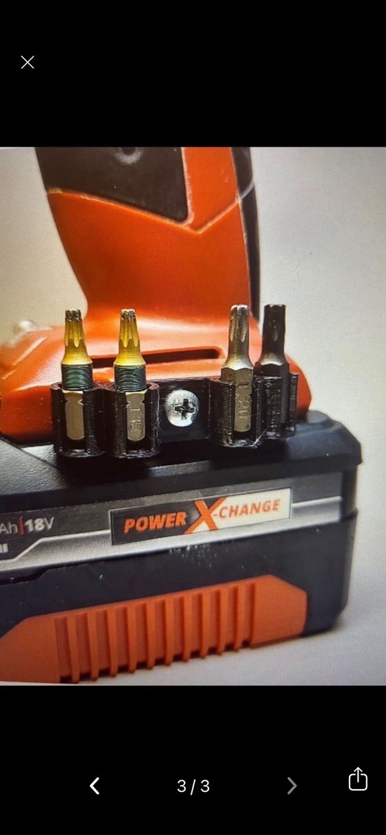 Einhell sarjlı cihaza bits asma aparati - Görsel 3