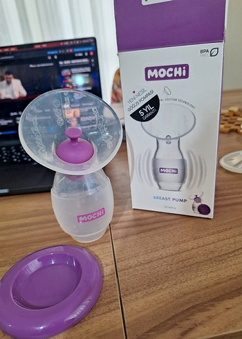 Mochi Tekli Göğüs Pompası 120 ml Mor - Görsel 3