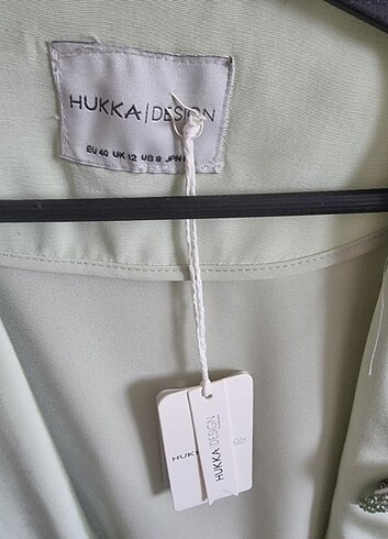 40 Beden yeşil Renk Hukka ceket