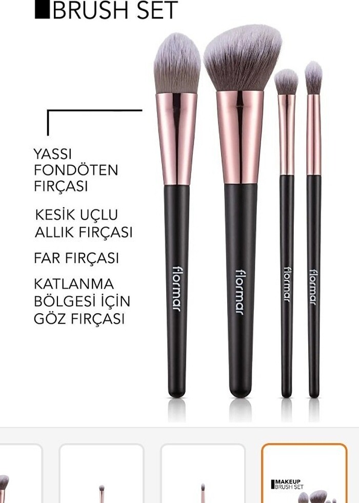 Flormar makyaj firca seti - Görsel 3