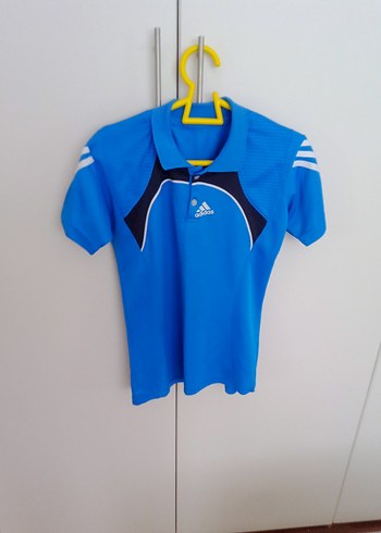 Adidas Erkek Çocuk Mavi Polo Tişört