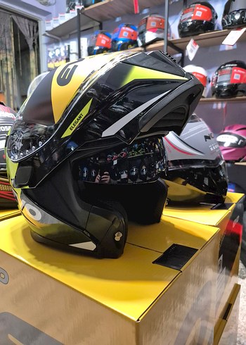 sıfır çene açılır motosiklet kaskı - Görsel 3